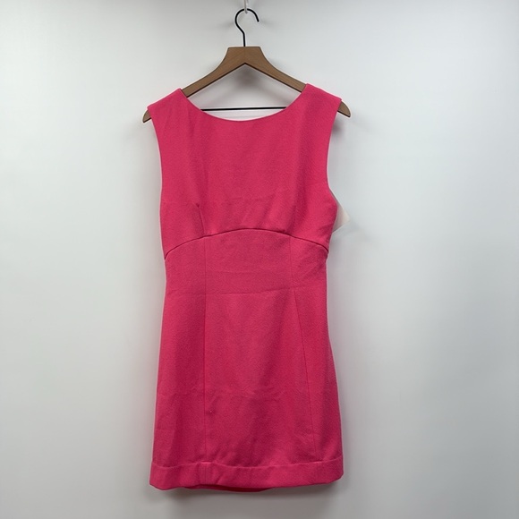 NWT Rixo Michaela Sleeveless Empire Column Mini Dress Bubblegum Pink 10 - Picture 3 of 10